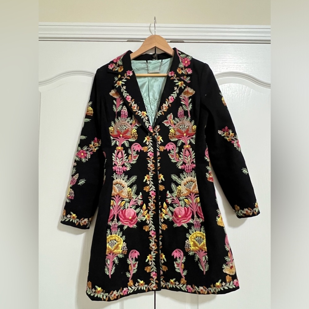 Paparazzi Long Floral Jacket